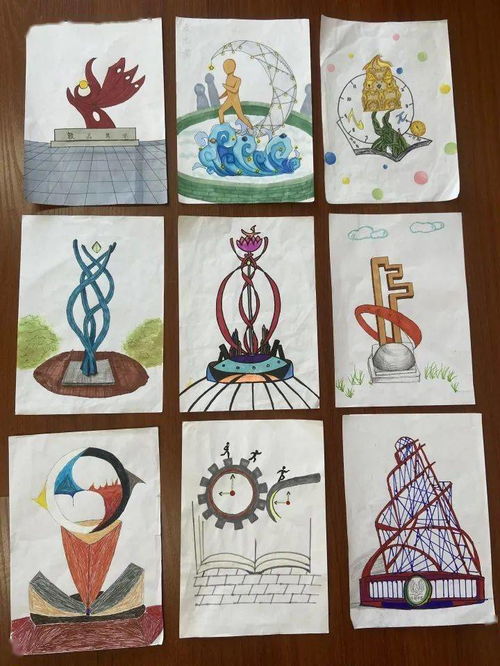 創(chuàng)意飛揚(yáng)，藝術(shù)筑夢(mèng) 濟(jì)南中學(xué)唐冶校區(qū)高一年級(jí)舉辦“我為濟(jì)中設(shè)計(jì)的雕塑”美術(shù)設(shè)計(jì)繪畫(huà)展評(píng)活動(dòng)